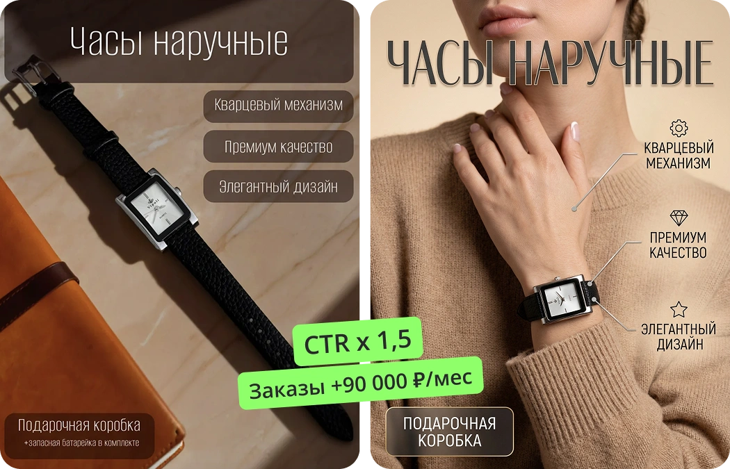 Создайте карточку товара